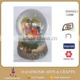 2.5 Inch Home Desk Decoration Religious Items Holy Family Water Ball thumbnail-2