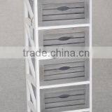 Good Quality Low Moq Retro Wooden Cabinet With 4 Drawer thumbnail-1