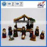 Polyresin Christmas Resin Nativity Set With Manger thumbnail-1