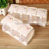 Transparent Seasoning Box Spice Box Set Plastic Spice Bottle With Spoon thumbnail-1