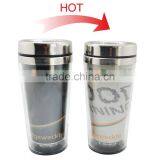 Stainless Steel Travel Double Wall Magic Mug Hot Color Changing thumbnail-2