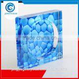 Jingyage Top Quality the Water Cube Design Crystal Ashtray Gift Square Big Crystal Cigar Ashtray Promotion Ashtray Crystal thumbnail-1