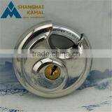 70MM Stainless Steel Disc Locksmith Padlock,round Stainless Steel Padlock,pad Locks thumbnail-4