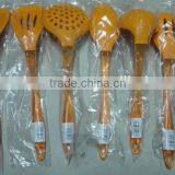 Silicone Kitchen Utensils Cooking Tools 6pcs Set thumbnail-4