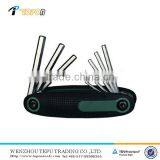 Various Size Folding Cr-v Hex Key Socket Wrench Set Made by Tepu in China thumbnail-1