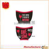Insulated Wine Glass Sleeves Funny Assorted Styles Reusable Cup Sleeve thumbnail-2