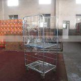Aluminum Hot Sale Warehouse Wire Mesh Roll Cage Roll Container thumbnail-3