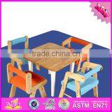 Новый дизайн детского деревянного письменного стола 2016 года. Модный деревянный письменный стол для детей, популярный деревянный письменный стол для детей W08G179 thumbnail-2