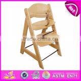 2015 New Baby High Chair,solid Wood High Chair,hot Sale Baby High Chair W08F015 thumbnail-5