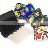 PU Leather Aluminum Wallet Business Card Holder, Credit Card Holder RFID Blocking thumbnail-5