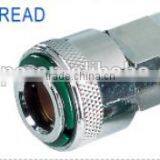 22SM 23SM 24SM Nitto Type Quick Coupling One Touch Two Touch Steel Coating Chrome Quick Coupler Male Thread thumbnail-1