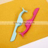 Colorful Rubber Plastic Material Multifunctional Eyebrow Tweezer Popular Used for Beauty Salon thumbnail-2