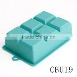 CBU19 Easy Release Silicone Ice Cube Tray Mold With 6 Small Cell thumbnail-4