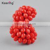 Wholesale Decorative Fancy Small Red Resin Button for Garments and Clothing WBKA-291 thumbnail-3