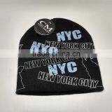 The Statue of Liberty English Letter Stamp British Style Wool Hat Wool Insulation Sleeve Cap Ear Cap thumbnail-1