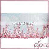 Embroidery Design Applique Mesh Fabric, Polyester Fabric Lace Trimming for Bra,dress thumbnail-4