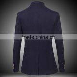 2016 Mens Coat Pant Designs Wedding Suit Slim Cut Wool Business Suit thumbnail-2