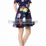Guangzhou Clothes Flare Dress off Shoulder Fashion Boutique Dress thumbnail-2