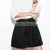 Fashion Red Warm Woolen High Waist A Line Office Winter Ladies Culotte Shorts thumbnail-5