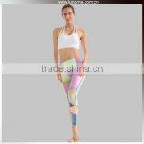 Seamless Fitness Gym Running Compression Strip Padded Sports Bra thumbnail-5