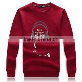 Fashion Round Neck Pullover Custom Wholesale Printing 2016 Thick Warm Fleece Multi-Color Sweatshirt Men thumbnail-4