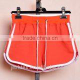 100% Cotton Plain Colorful Sports Shorts for Women thumbnail-1