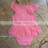 New Pattern Cotton Boutique Girl Clothing Baby Girl Romper thumbnail-4