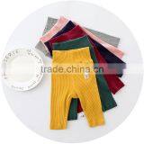 S17712A Cute Plain Design Korean Fashion Infant Baby Tights thumbnail-1