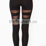 EY0104L New Fashion Women High Waist Hollow Out Leggings thumbnail-3