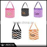 Personalized Chevron Striped Fashionable Halloween Bucket thumbnail-1