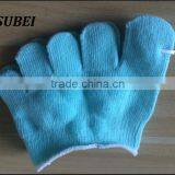 Light Green Women Half Feet Anti-slip Flower Pattern Grip Yaga Socks for Lady Pilates thumbnail-3