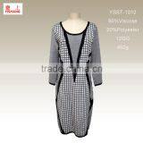 Jacquard Sweater Design for Lady Fashion Sweater 80%Viscose 20%Polyester 12GG thumbnail-1