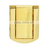 Gold Plated Jewelry Wooden Case Box Lock 31.0mm