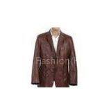 100% Viscose and Knitting, Big and Tall, European Mens Leather Motorbike Suits thumbnail-1