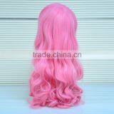 Wholesale Cheap Short Pink Synthetic Wig,Crazy Long Cosplay Wig For Party thumbnail-3