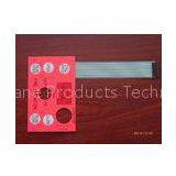 Quakeproof PVC Plastic Tactile Membrane Switch With 3M Adhesive