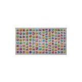 90 x 175mm Kids Glitter 3D Puffy Alphabet Stickers, Lovely Bubble Stickers For Computers, Gass thumbnail-1