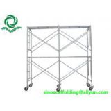 Frame scaffolding movable