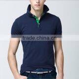 2016 New Design Man Polo t Shirt ,pure Color Lapel t Shirt ,offer Sample thumbnail-4