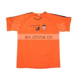 Custom made spain team orange athletes soccer jersey