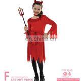 Sequin Devil Horns, Sequin Devil Horns With Pitch Fork, Red Devil Halloween Costumes Child Lil Devil Costume thumbnail-1