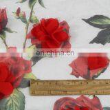 2017 Print Fabric Polyester Textile Rose Flower 3D Lace Fabric thumbnail-5