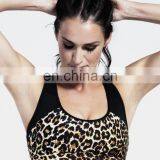 Wholesale Ladies Fashion Leopard Sports Bra Yoga #YB0013 thumbnail-1