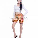 kutch embroidery shorts - Banjara Boho Shorts -Rabari Embroidered shorts - Vintage Boho Style Shorts