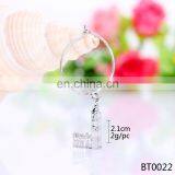 Bulk Engraved Wine Glass Charms Wedding Lead & Nickel Free Glass Wine Charm thumbnail-2