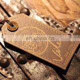 Custom Private Brand Name Logo Woven Label Tag and Printed Paper Hang Label Tag for Clothing thumbnail-6