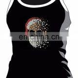 Hot Sale Skull Iron on Metal Studs With Christmas Hat thumbnail-2