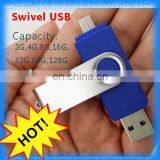 Wholesale 2.0/3.0 2GB/4GB/8GB Swivel USB Flash Drive Pen Drive Free Sample thumbnail-2