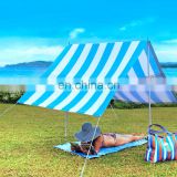 Top Sales Stripe Canvas Beach Sun Shelter Tent