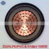 12/20kv N2XSY Single Copper Core 50mm2 XLPE Insulated PVC Oversheath Umderground Cable thumbnail-6